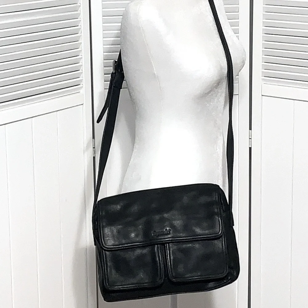 Tignanello Black leather Crossbody bag - Picture 3 of 7